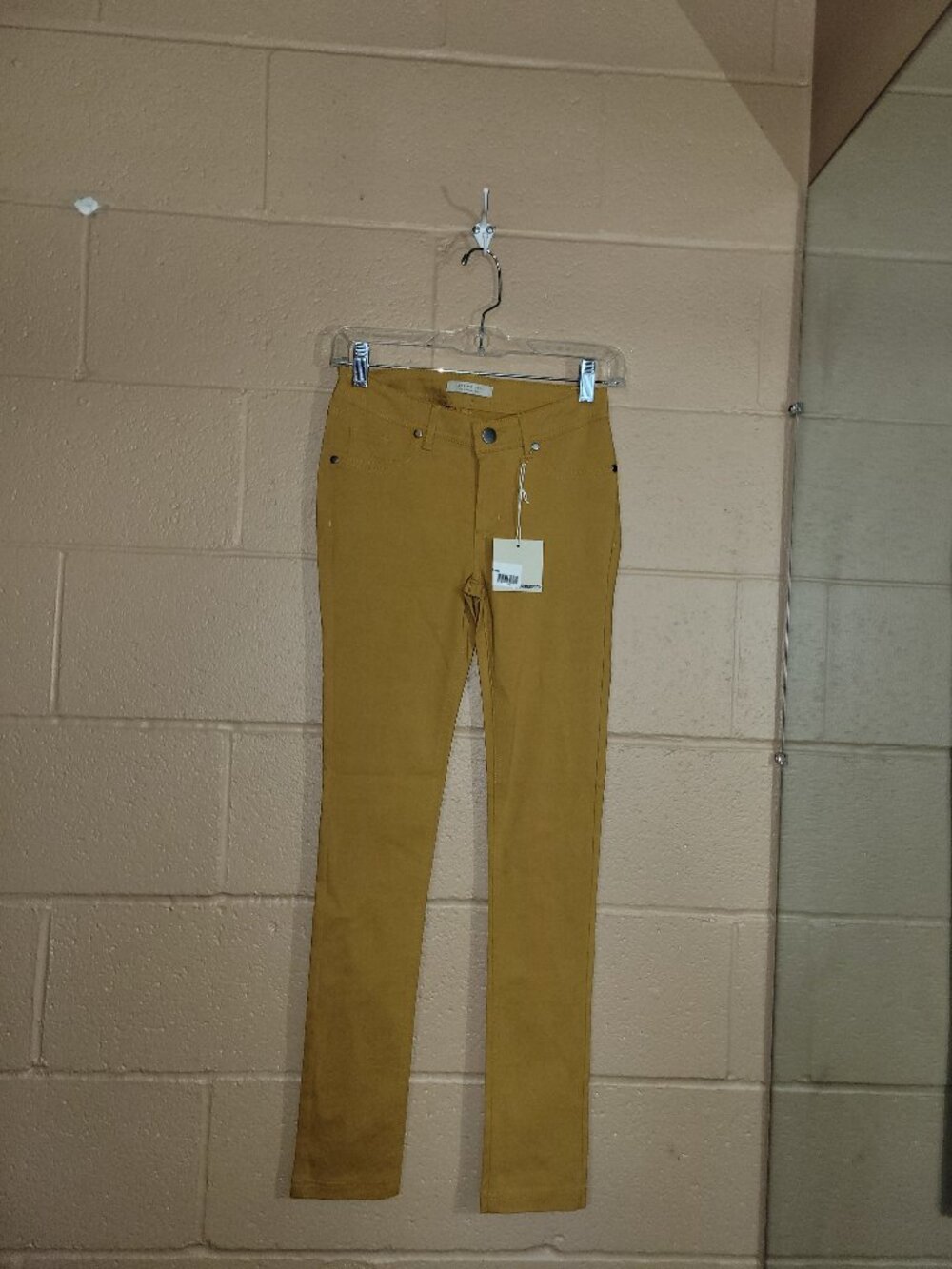 Active USA Mustard Skinny Jeggings